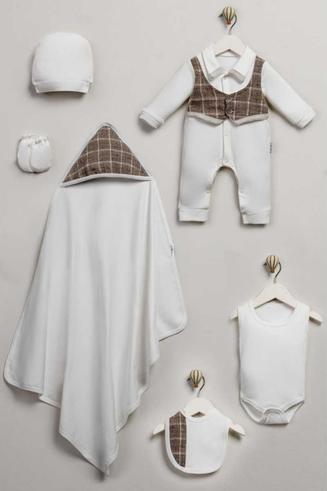 Erkek Kare Desenli 6lı Set