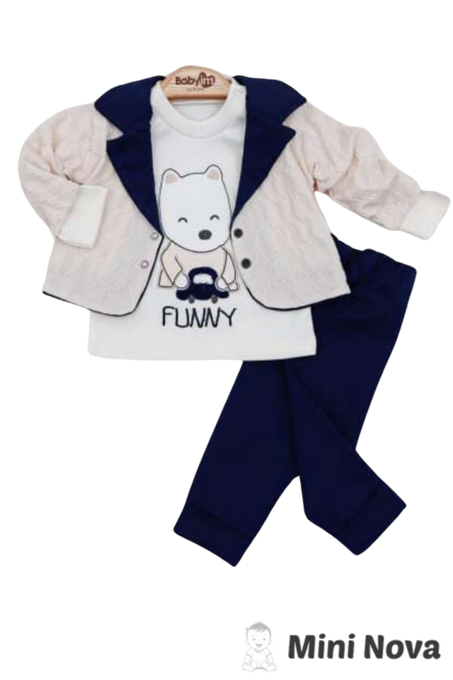 Funny 3lü Ceket Takım