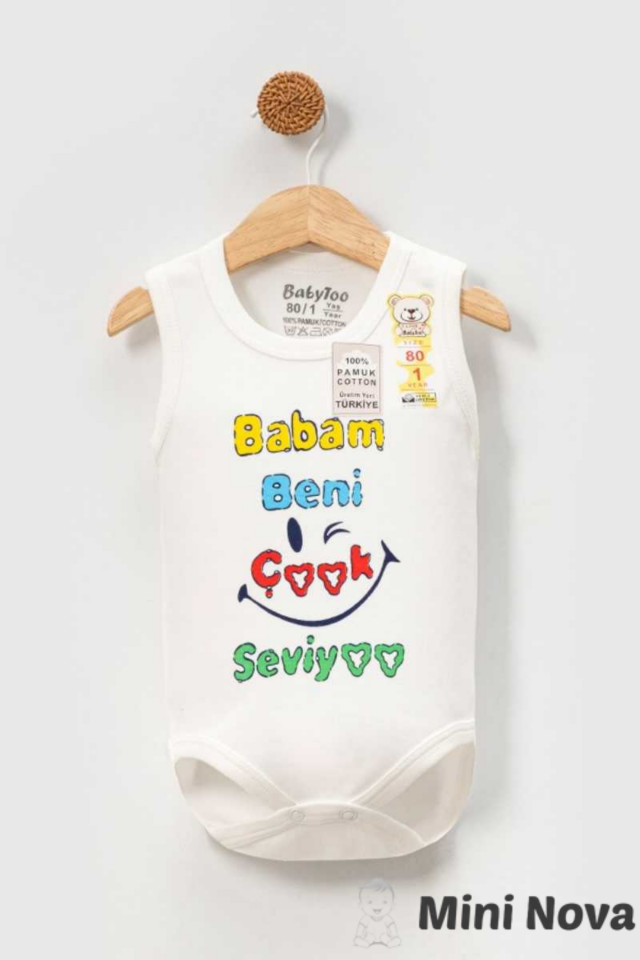 Babam Beni Çok Seviyor Çıtçıtlı Badi 1-3 Yaş